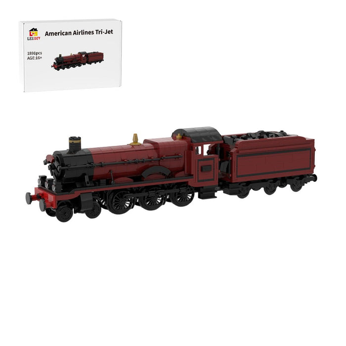 MOC - 117702 GWR 8W Hall Class "Olton - Hall" Steam Locomotive - LesDiy - Locomotive -