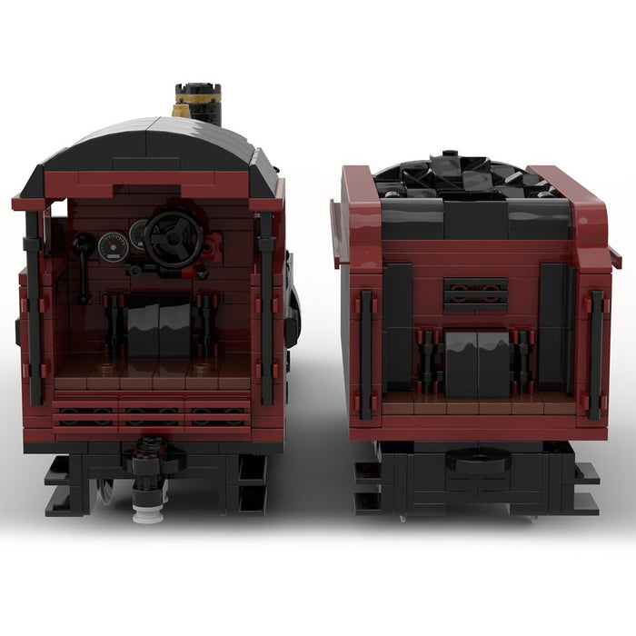 MOC - 117702 GWR 8W Hall Class "Olton - Hall" Steam Locomotive - LesDiy - Locomotive -