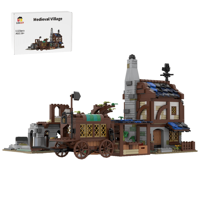 MOC - 120195 Medieval Village Pack Building Blocks - LesDiy -