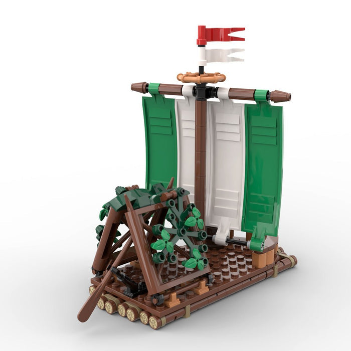 MOC - 120288 River Otter - Forestmen Raft Building Blocks - LesDiy - Building Blocks -