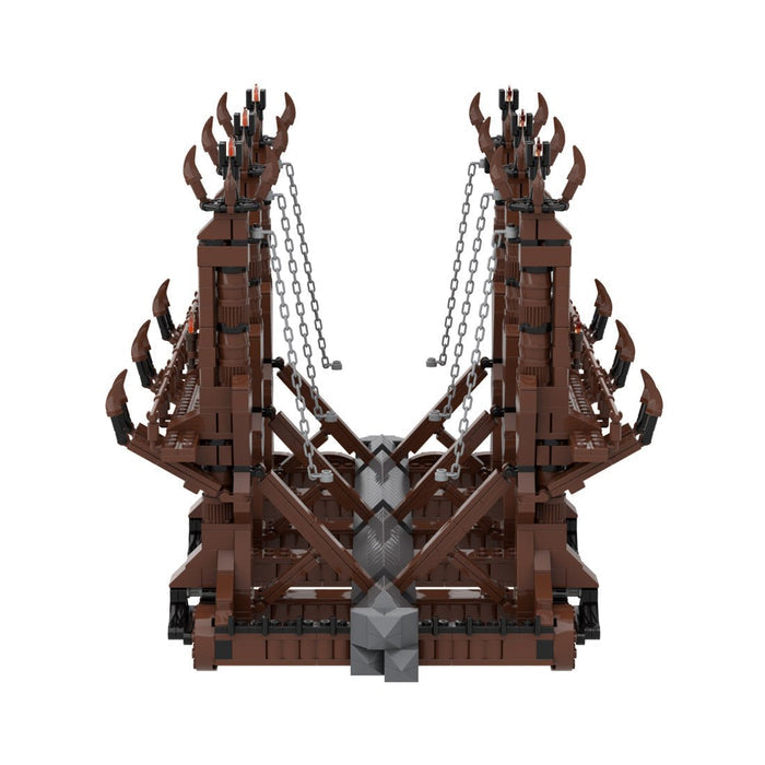 MOC - 122034 Wolf - head Siege Hammer Movie Model - LesDiy -