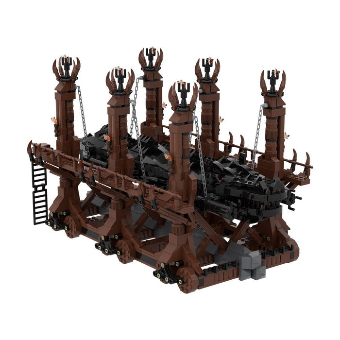 MOC - 122034 Wolf - head Siege Hammer Movie Model - LesDiy -