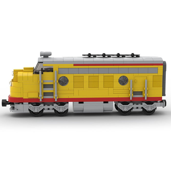 MOC - 122319 Union Pacific Locomotive Train Model - LesDiy - Building Blocks -