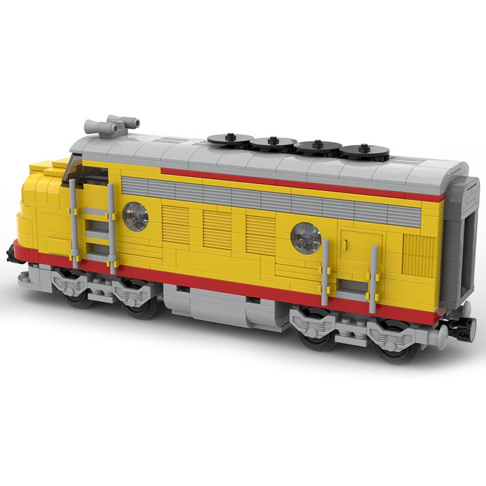 MOC - 122319 Union Pacific Locomotive Train Model - LesDiy - Building Blocks -