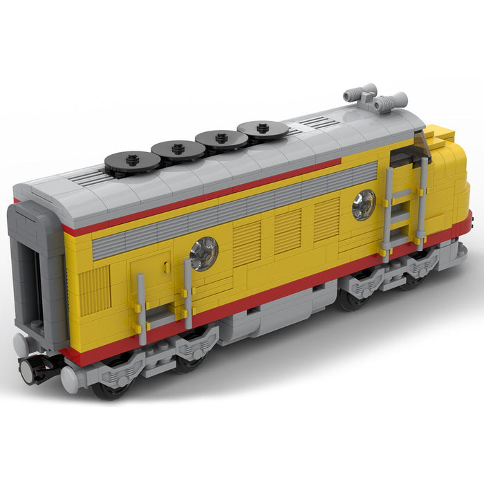 MOC - 122319 Union Pacific Locomotive Train Model - LesDiy - Building Blocks -