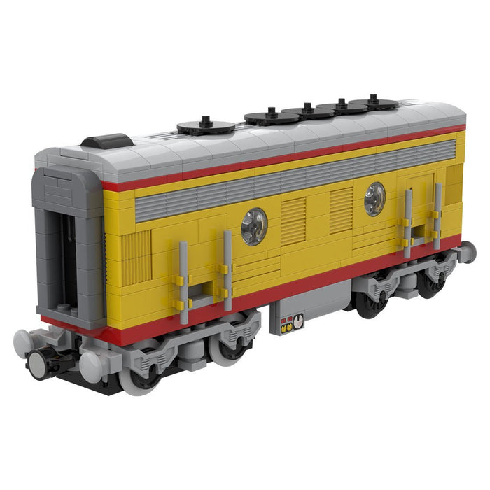 MOC - 122547 Union Pacific Locomotive Train B unit Model - LesDiy - Building Blocks -