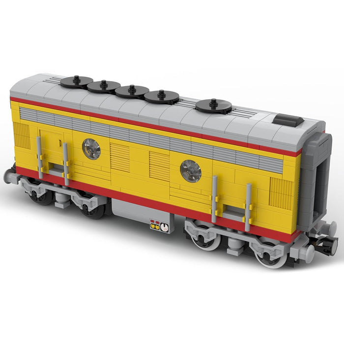 MOC - 122547 Union Pacific Locomotive Train B unit Model - LesDiy - Building Blocks -