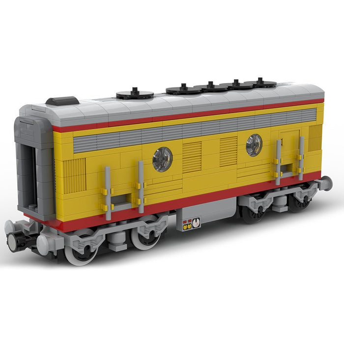 MOC - 122547 Union Pacific Locomotive Train B unit Model - LesDiy - Building Blocks -