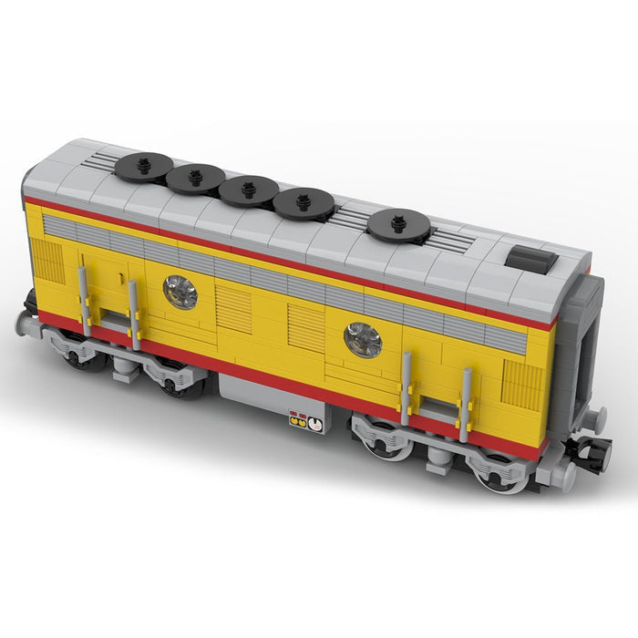 MOC - 122547 Union Pacific Locomotive Train B unit Model - LesDiy - Building Blocks -