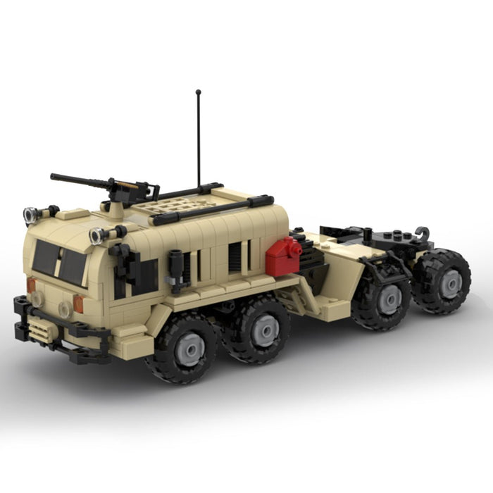 MOC - 122611 Military Truck Model Building blocks - LesDiy - Tan