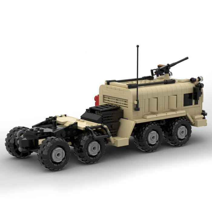 MOC - 122611 Military Truck Model Building blocks - LesDiy - Tan