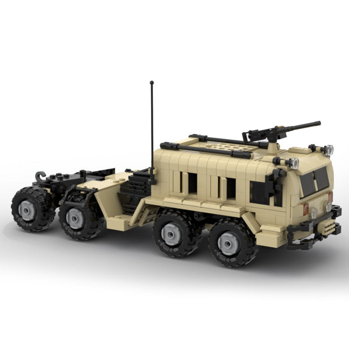 MOC - 122611 Military Truck Model Building blocks - LesDiy - Tan