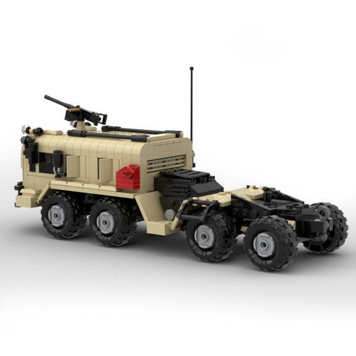 MOC - 122611 Military Truck Model Building blocks - LesDiy - Tan