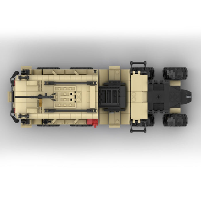 MOC - 122611 Military Truck Model Building blocks - LesDiy - Tan