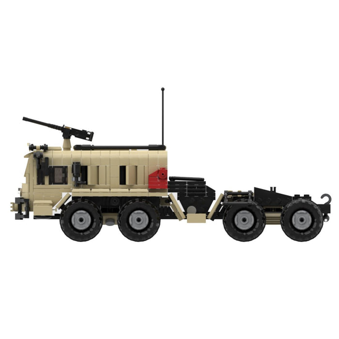 MOC - 122611 Military Truck Model Building blocks - LesDiy - Tan
