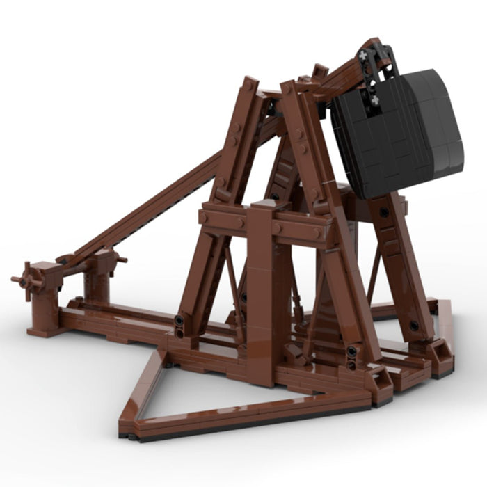 MOC - 122615 Medieval Projectile Trebuchet Model - LesDiy -