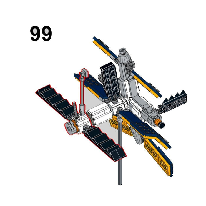MOC - 122803 MIR (Soviet Space Station) - LesDiy -