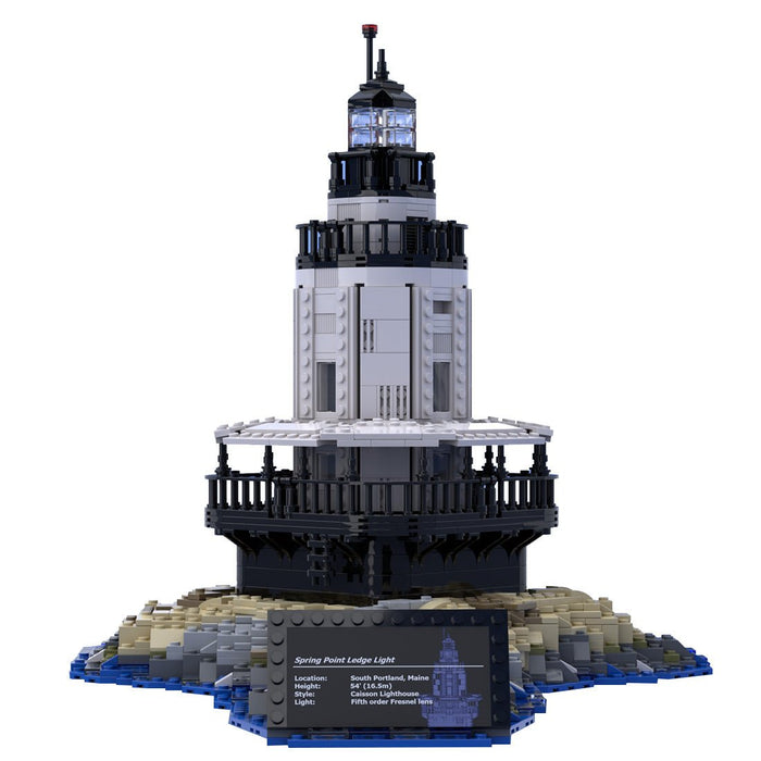 MOC - 124429 Street Scene Theme Beacon - LesDiy -