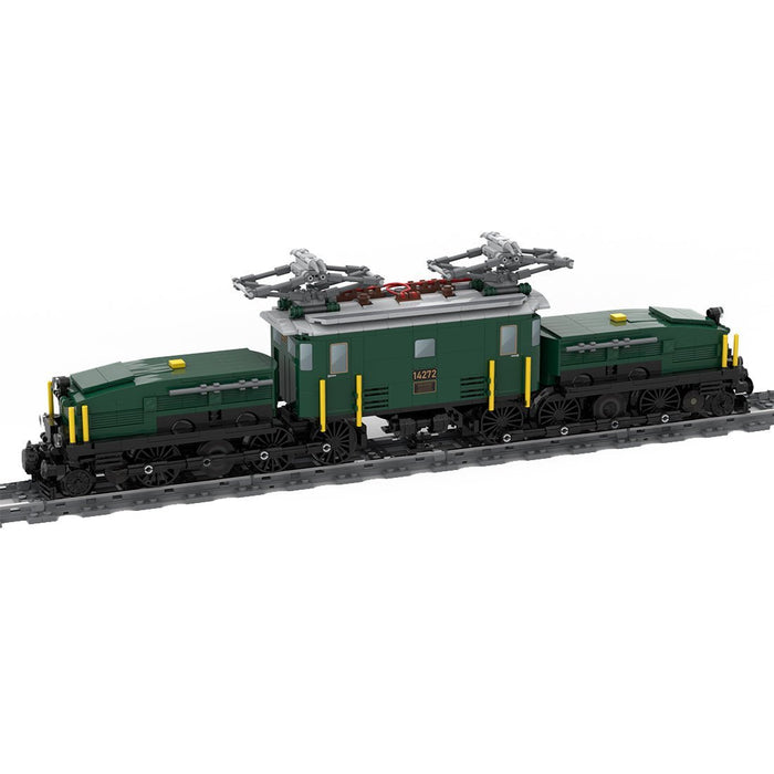 MOC - 124952 Swiss Locomotive Crocodile - Green - LesDiy -