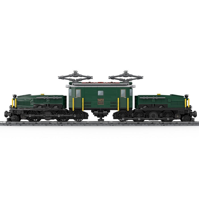 MOC - 124952 Swiss Locomotive Crocodile - Green - LesDiy -