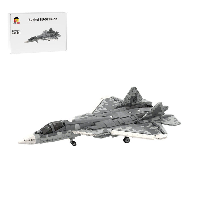 MOC - 125117 Sukhoi SU - 57 Felon | 1:35 Scale Building Blocks - LesDiy - Building Blocks -