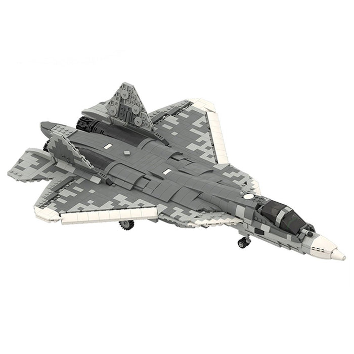 MOC - 125117 Sukhoi SU - 57 Felon | 1:35 Scale Building Blocks - LesDiy - Building Blocks -