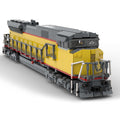 MOC - 125310 EMD - SD90/43MAC Union Pacific Train Model - LesDiy - Building Blocks -