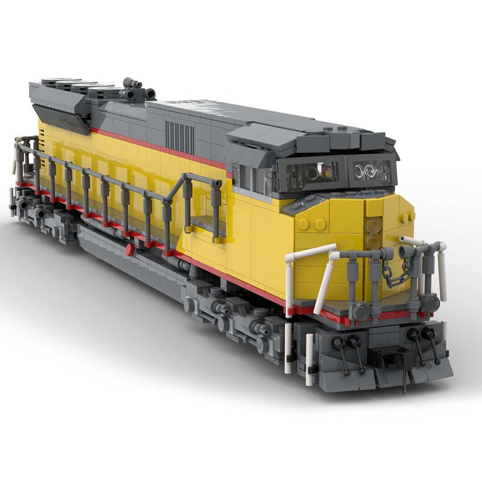 MOC - 125310 EMD - SD90/43MAC Union Pacific Train Model - LesDiy - Building Blocks -