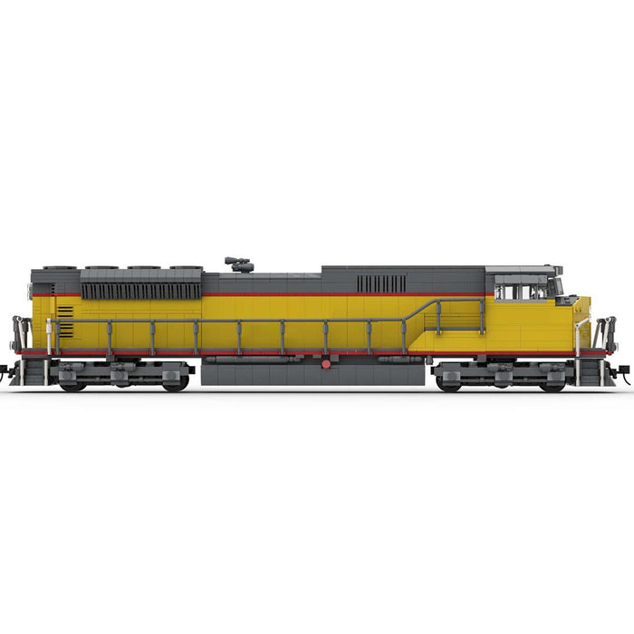 MOC - 125310 EMD - SD90/43MAC Union Pacific Train Model - LesDiy - Building Blocks -