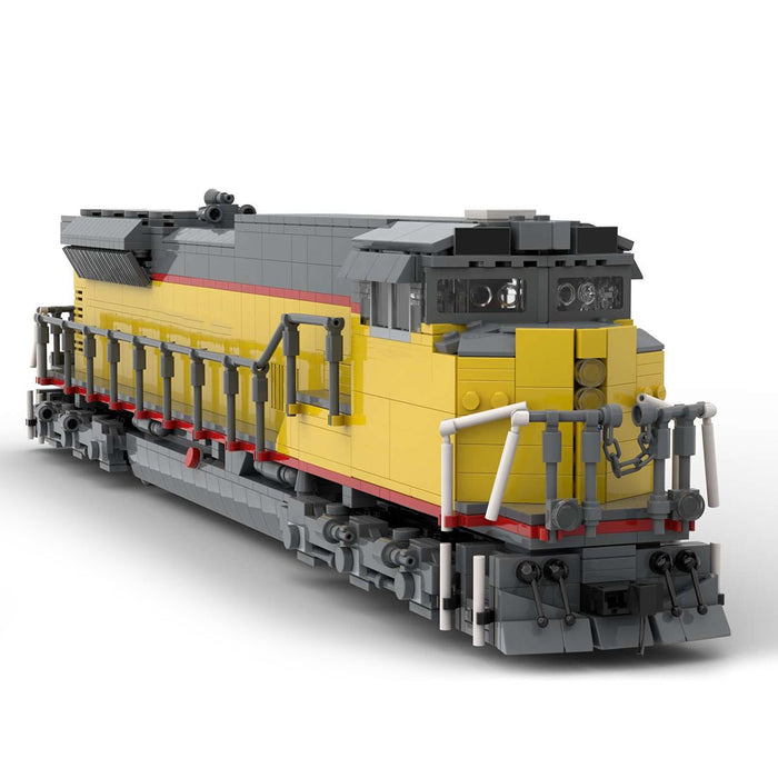 MOC - 125311 EMD SD90MAC - H2 Union Pacific Train Model - LesDiy - Building Blocks -