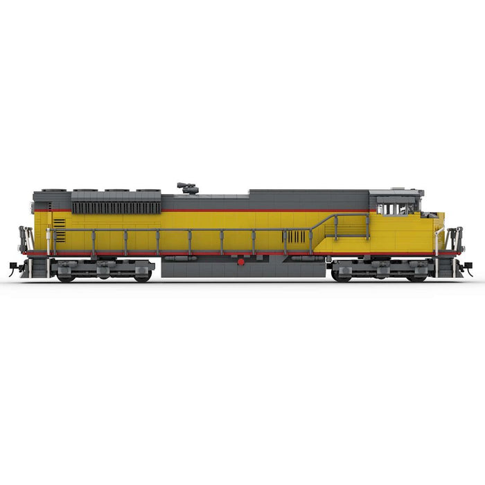 MOC - 125311 EMD SD90MAC - H2 Union Pacific Train Model - LesDiy - Building Blocks -