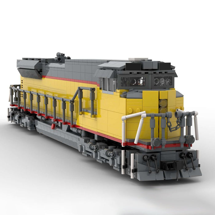 MOC - 125311 EMD SD90MAC - H2 Union Pacific Train Model - LesDiy - Building Blocks -
