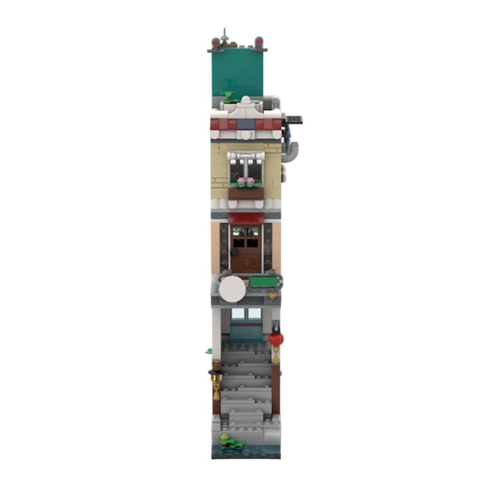MOC-125588 Modular Noodle Shop Building Blocks-LesDiy-MOC-
