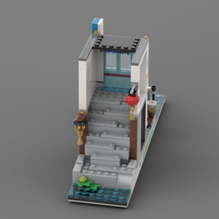 MOC-125588 Modular Noodle Shop Building Blocks-LesDiy-MOC-