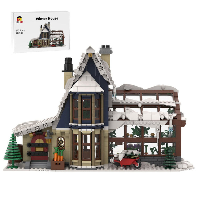MOC - 126301 Winter Village Greenhouse - LesDiy -