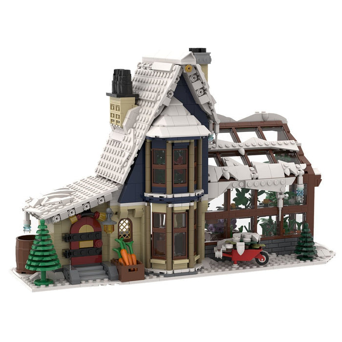 MOC - 126301 Winter Village Greenhouse - LesDiy -