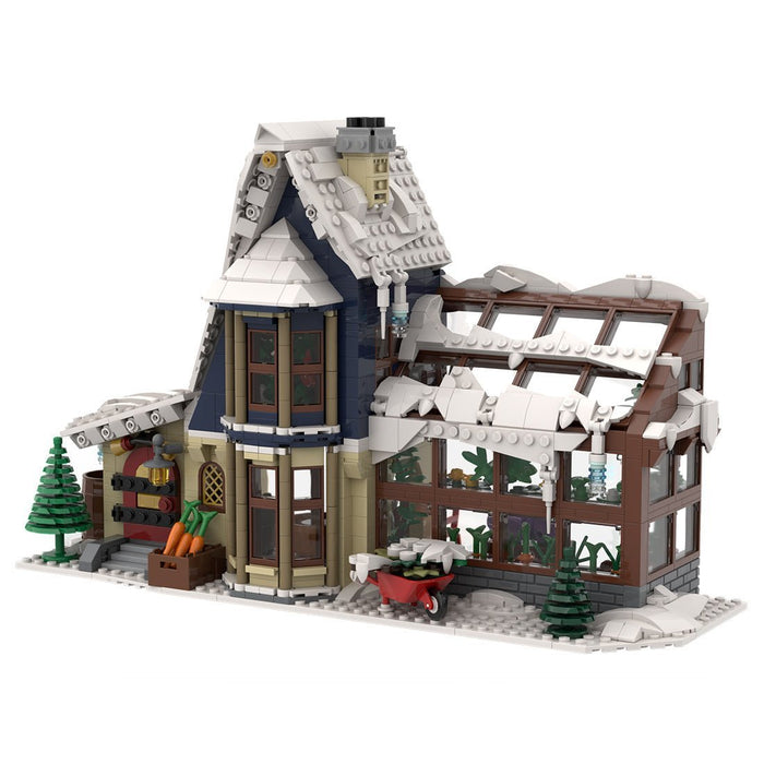 MOC - 126301 Winter Village Greenhouse - LesDiy -