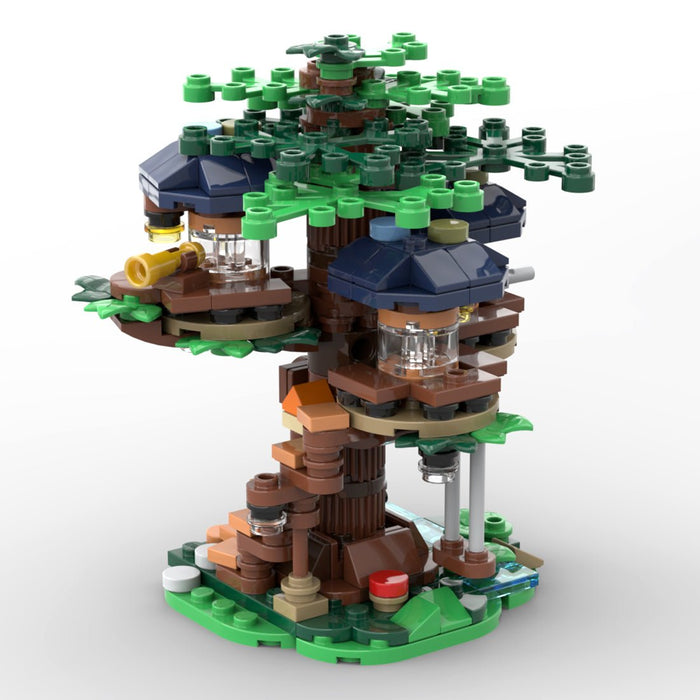 MOC - 126557 Tree House - Summer Version Building Blocks - LesDiy -