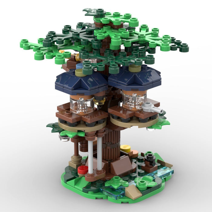 MOC - 126557 Tree House - Summer Version Building Blocks - LesDiy -