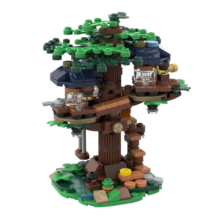 MOC - 126557 Tree House - Summer Version Building Blocks - LesDiy -