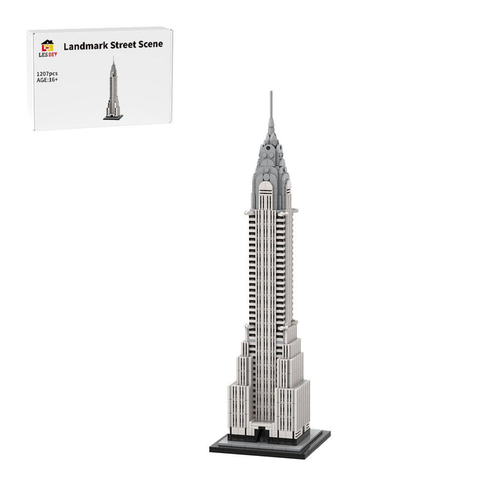 MOC - 127022 Chrysler Building 1:800 Scale - LesDiy -