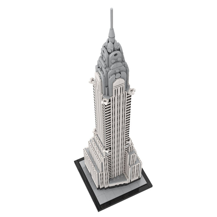 MOC - 127022 Chrysler Building 1:800 Scale - LesDiy -