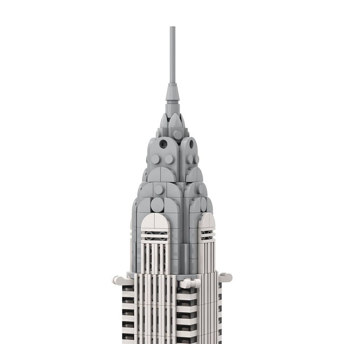 MOC - 127022 Chrysler Building 1:800 Scale - LesDiy -