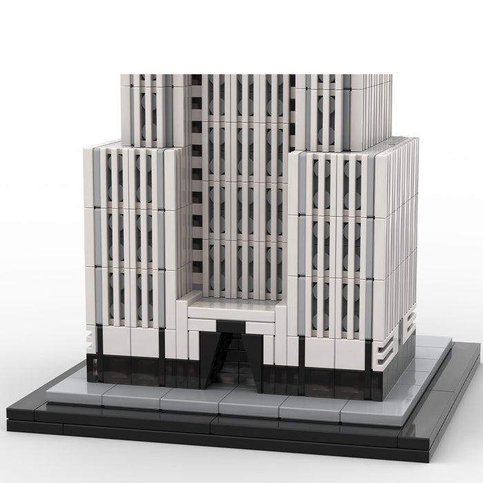 MOC - 127022 Chrysler Building 1:800 Scale - LesDiy -