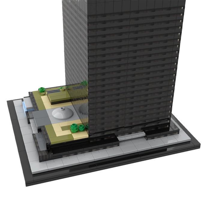 MOC - 127024 Willis Tower (Sears Tower) 1:800 Scale - LesDiy -