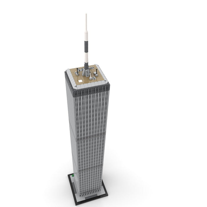 MOC - 127129 World Trade Center North Tower - 1/800 Scale Building Blocks - LesDiy - Building Blocks -