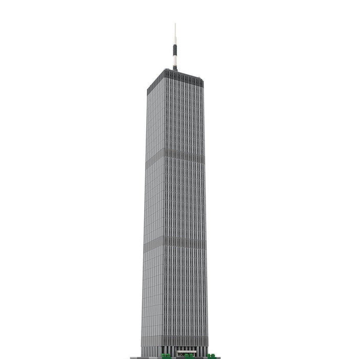 MOC - 127129 World Trade Center North Tower - 1/800 Scale Building Blocks - LesDiy - Building Blocks -