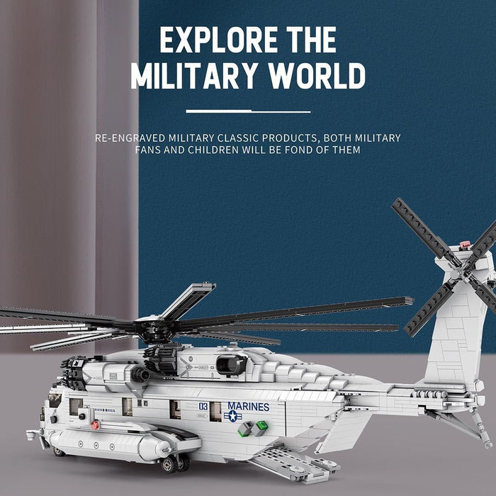 MOC - 127265 Sikorsky CH - 53E Super Stallion Building Blocks (US Warehouse) - LesDiy - Building Blocks -