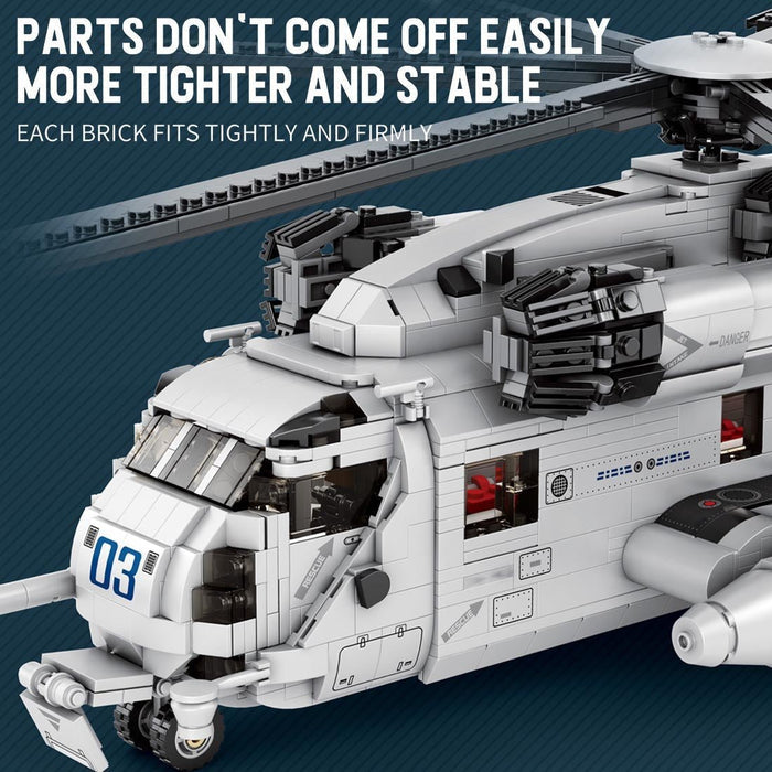 MOC - 127265 Sikorsky CH - 53E Super Stallion Building Blocks (US Warehouse) - LesDiy - Building Blocks -