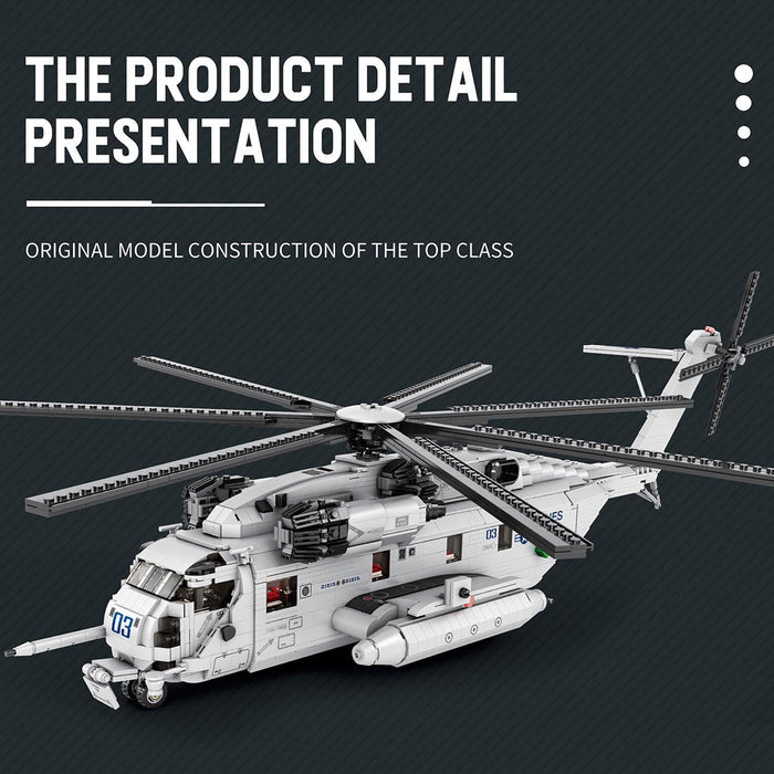 MOC - 127265 Sikorsky CH - 53E Super Stallion Building Blocks (US Warehouse) - LesDiy - Building Blocks -